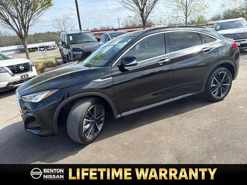 Black Obsidian 2025 INFINITI QX55 LUXE