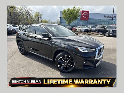 Black Obsidian 2025 INFINITI QX55 LUXE