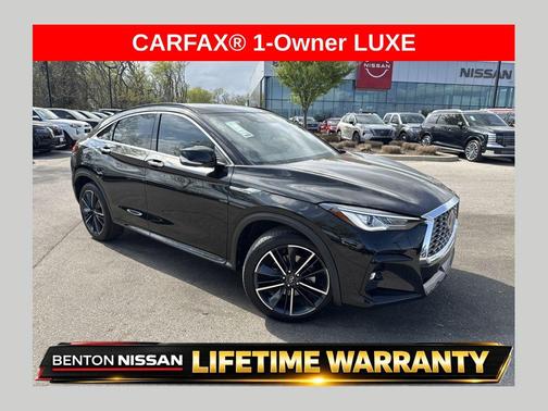 Black Obsidian 2025 INFINITI QX55 LUXE