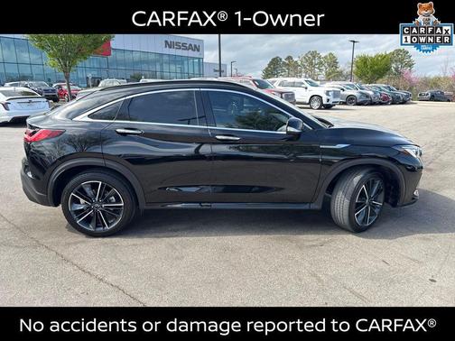 Black Obsidian 2025 INFINITI QX55 LUXE