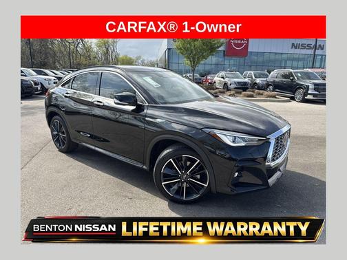 Black Obsidian 2025 INFINITI QX55 LUXE