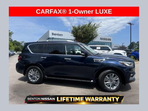 Hermosa Blue 2024 INFINITI QX80 Luxe