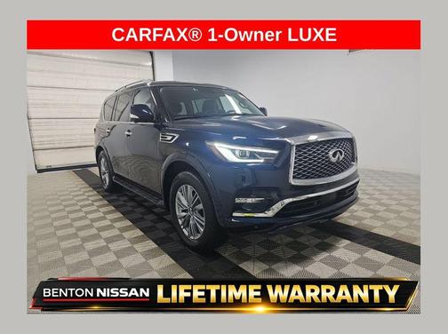 Hermosa Blue 2024 INFINITI QX80 Luxe