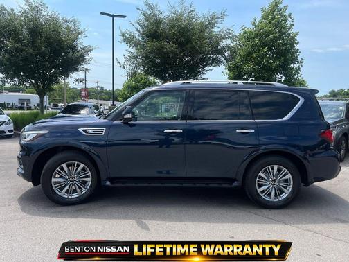 Hermosa Blue 2024 INFINITI QX80 Luxe