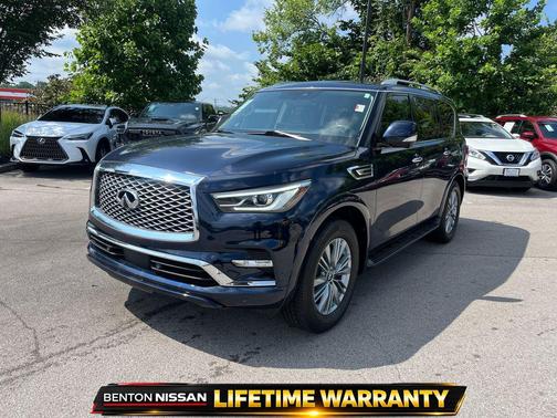 Hermosa Blue 2024 INFINITI QX80 Luxe