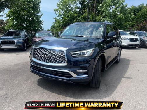Hermosa Blue 2024 INFINITI QX80 Luxe