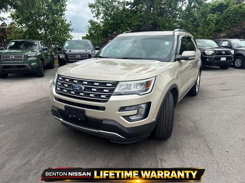 White Gold Metallic 2017 Ford Explorer Limited