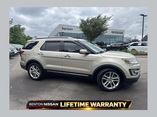 White Gold Metallic 2017 Ford Explorer Limited
