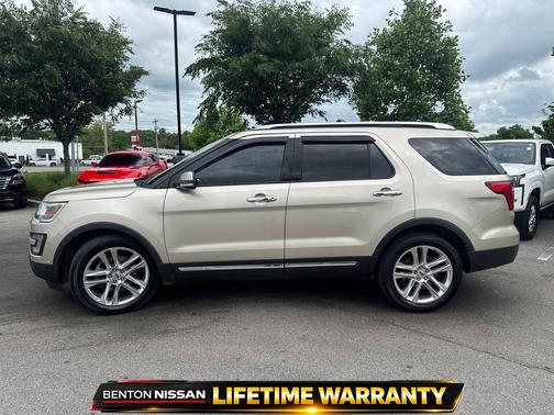 White Gold Metallic 2017 Ford Explorer Limited