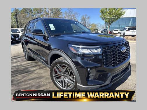 Black Metallic 2025 Ford Explorer ST-Line