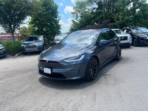 Gray 2022 Tesla Model X Plaid Tri Motor All-Wheel Drive
