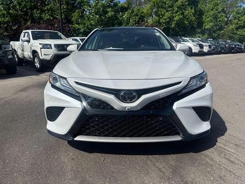 White 2020 Toyota Camry XSE