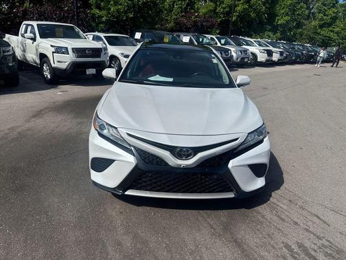White 2020 Toyota Camry XSE