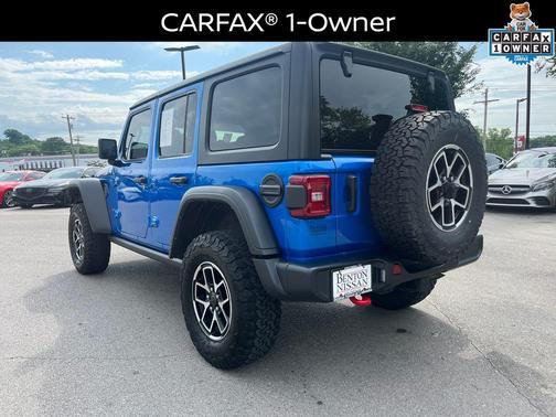 Hydro Blue Pearlcoat 2024 Jeep Wrangler Rubicon