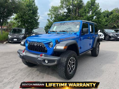 Hydro Blue Pearlcoat 2024 Jeep Wrangler Rubicon