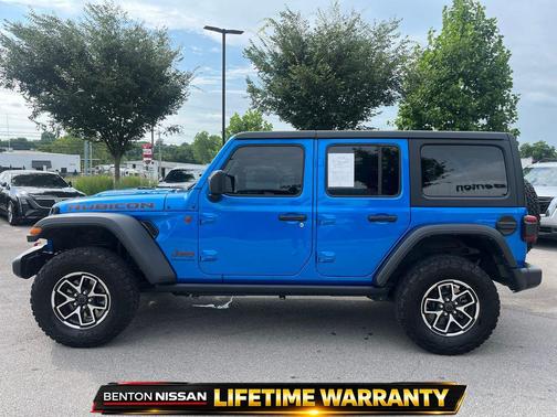 Hydro Blue Pearlcoat 2024 Jeep Wrangler Rubicon