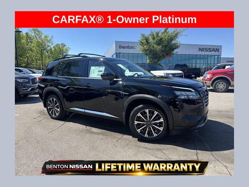 Super Black 2026 Nissan Pathfinder Platinum