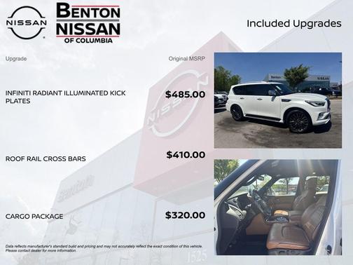 Moonstone White 2023 INFINITI QX80 SENSORY AWD