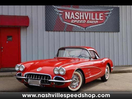 Red 1960 Chevrolet Corvette Convertible