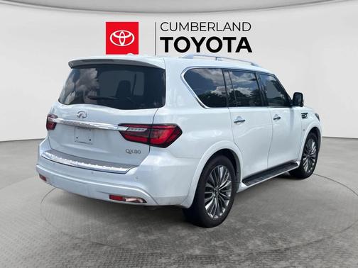 Moonstone White 2018 INFINITI QX80 Base