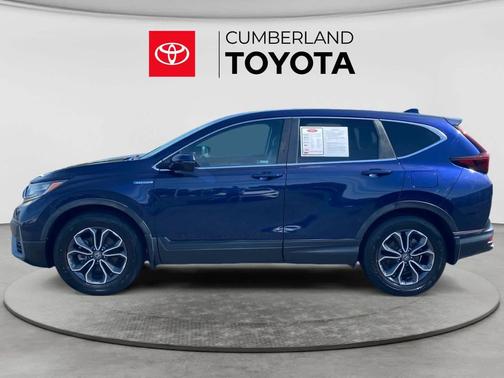 Obsidian Blue Pearl 2021 Honda CR-V Hybrid EX-L