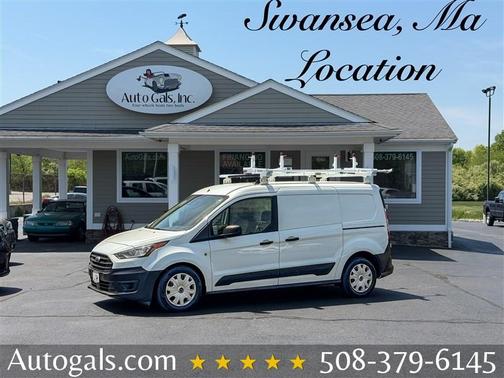 Frozen White 2020 Ford Transit Connect XL Cargo Van