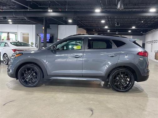 Coliseum Gray 2019 Hyundai TUCSON Night