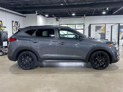 Coliseum Gray 2019 Hyundai TUCSON Night