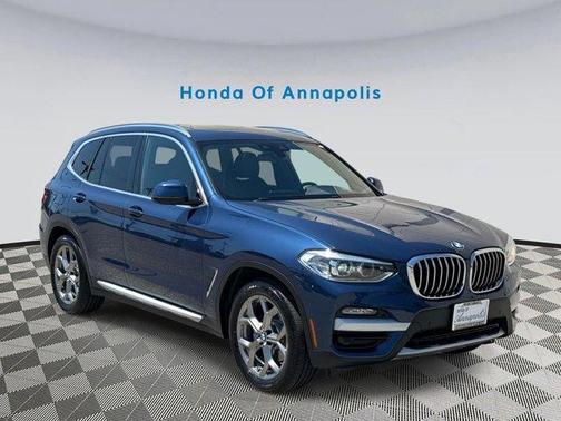 Phytonic Blue Metallic 2021 BMW X3 xDrive30i