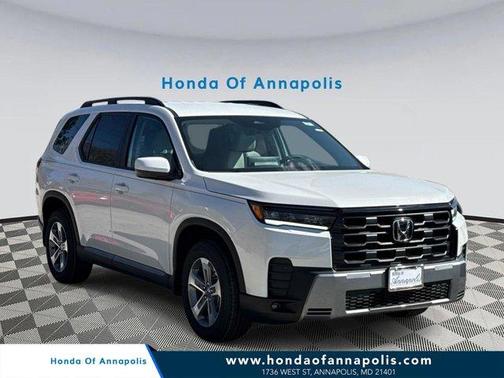 Platinum White Pearl 2026 Honda Pilot EX-L