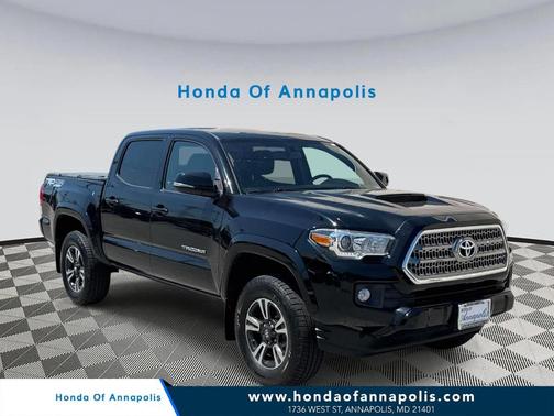 Black 2016 Toyota Tacoma TRD Sport