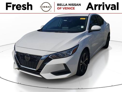 Cloud White 2023 Nissan Sentra SV