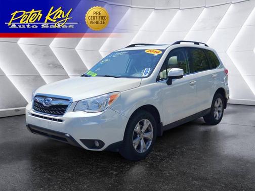 Satin White Pearl 2014 Subaru Forester 2.5i Limited
