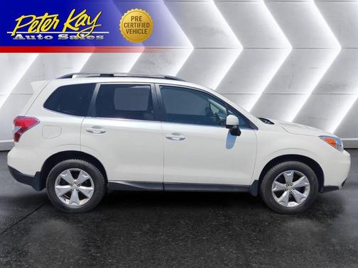 Satin White Pearl 2014 Subaru Forester 2.5i Limited
