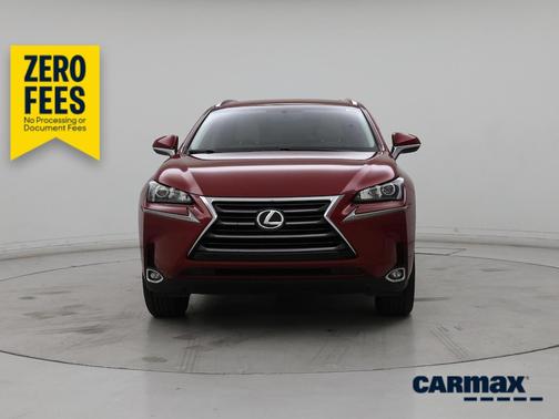 Red 2015 Lexus NX 200t