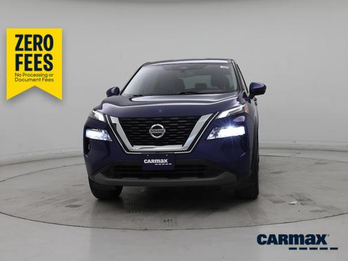 Blue 2021 Nissan Rogue SV