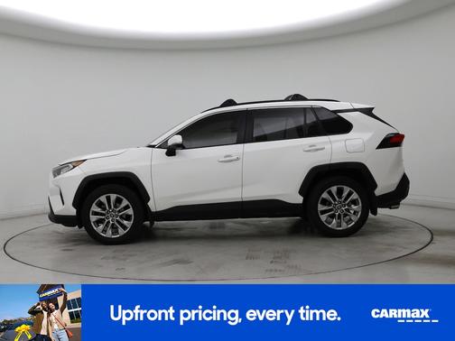 White 2019 Toyota RAV4 XLE Premium