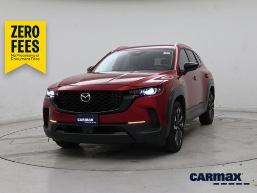 Red 2025 Mazda CX-50 Hybrid Premium Plus