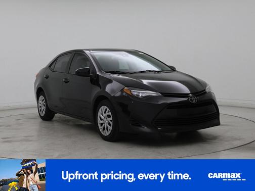 Black 2017 Toyota Corolla LE