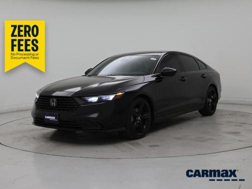 Black 2024 Honda Accord Hybrid Sport-L