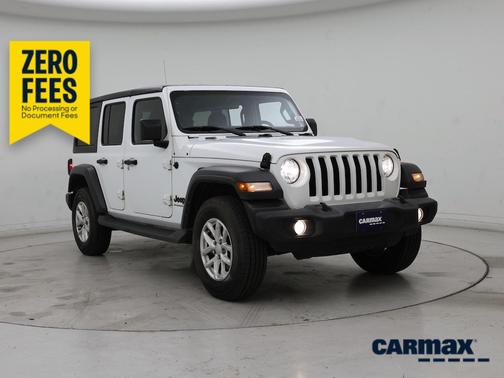White 2023 Jeep Wrangler Unlimited Sport Altitude