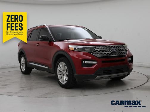 Red 2020 Ford Explorer Limited