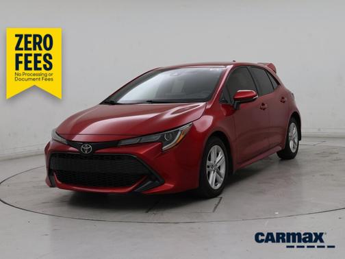 Red 2022 Toyota Corolla Hatchback SE