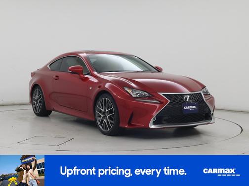 Red 2015 Lexus RC 350