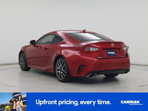 Red 2015 Lexus RC 350