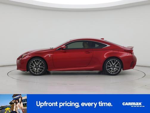 Red 2015 Lexus RC 350