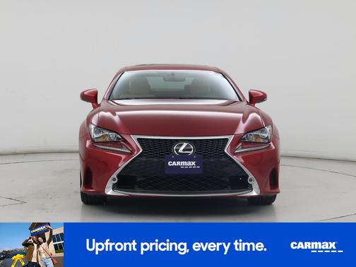 Red 2015 Lexus RC 350