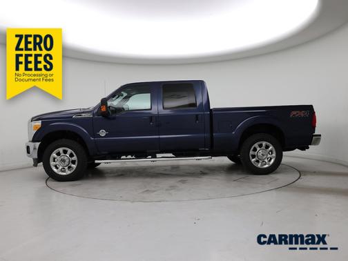 Blue 2016 Ford F-250 Lariat