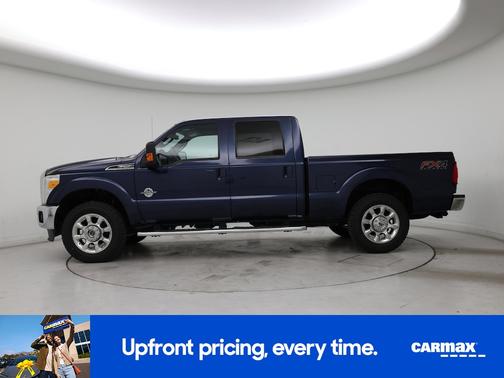 Blue 2016 Ford F-250 Lariat