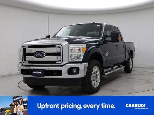Blue 2016 Ford F-250 Lariat